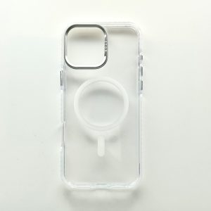 ETON 光環 磁吸鏡頭支架抗黃透明殼<span> - </span>白色, iPhone 15