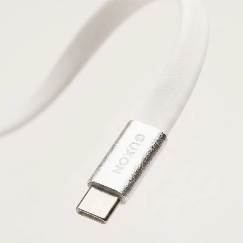 GUXON JELLY.Q 60W果凍快充扁扁線|TypeC傳輸線 PD快充 3mm超薄款:圖片 5