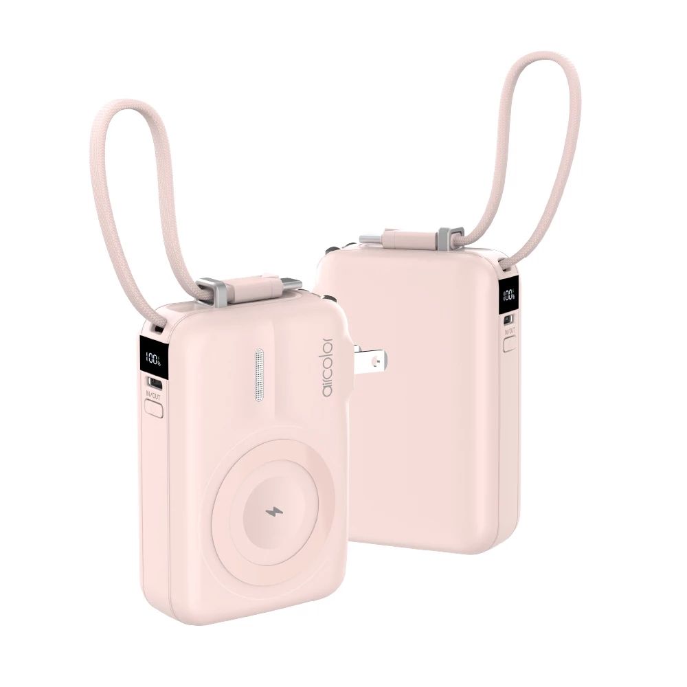 【aircolor】雲朵系35W全能充行動電源 qi2磁吸無線快充 10000mAh 防爆準固態電芯 手機耳機手錶 可充 - Image 3