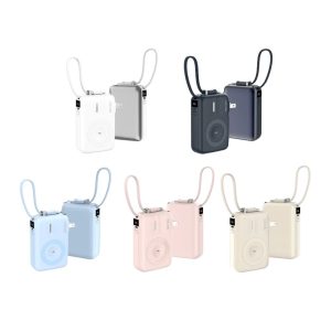 【aircolor】雲朵系35W全能充行動電源 qi2磁吸無線快充 10000mAh 防爆準固態電芯 手機耳機手錶 可充