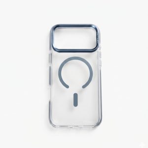 ETON 光環 磁吸鏡頭支架抗黃透明殼<span> - </span>藍色, iPhone 18 Pro Max